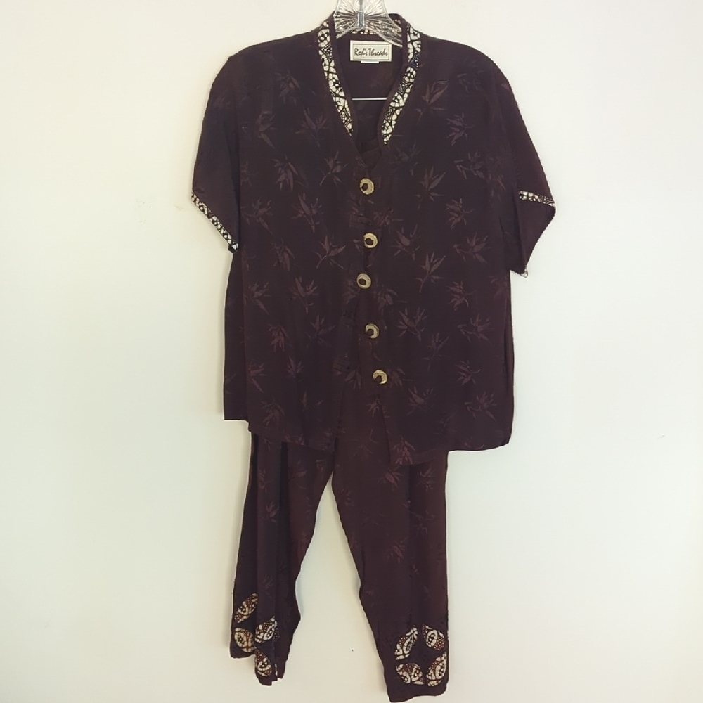 Red's Threads pantsuit with Elegant Embellishments